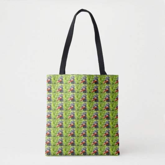 zwart laboratorium dat terugwint tote bag (Voorkant)