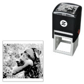 zwart laboratorium dat terugwint  zelfinktende stempel (In situ)