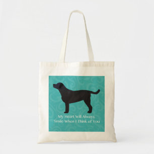 Zwart laboratoriumdenken van uw ontwerp tote bag