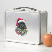 Zwart Labradoodle Kerstboom Kerstverlichting Doodl (In situ)