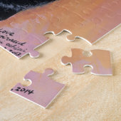 Zwart labrador glimlachen legpuzzel (Zijkant)