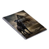 Zwart labrador halloween eng notitieboek (Rechterzijde)