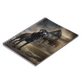 Zwart labrador halloween eng notitieboek (Linkerzijde)