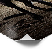 Zwart labrador halloween eng perfect poster (Hoek)