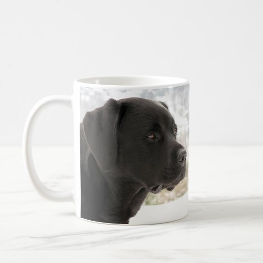 Zwart Labrador - het Staren Uitzichten Koffiemok