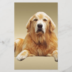 Zwart Labrador Hond Water Kleur Kunst Schilderen Briefpapier