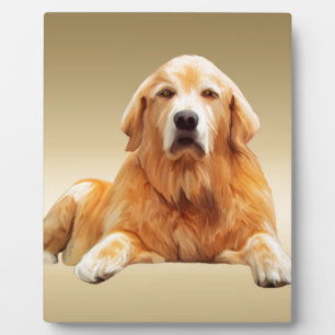 Zwart Labrador Hond Water Kleur Kunst Schilderen Fotoplaat