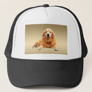 Zwart Labrador Hond Water Kleur Kunst Schilderen Trucker Pet