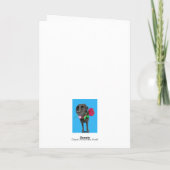 Zwart Labrador Jubileum Wenskaart Kaart (Achterkant)