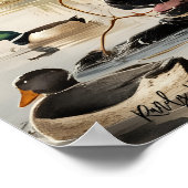 Zwart labrador puppy, labrador jacht Poster (Hoek)