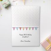 Zwart Labrador Retriever Lab Hond Kleurrijke Verja Kaart