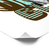 Zwart Labrador Retriever  Tekst Perfect Poster (Hoek)