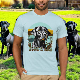 Zwart Labrador Retriever  Tekst T-shirt