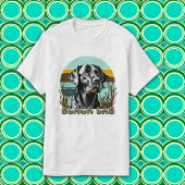 Zwart Labrador Retriever Tekst T-shirt