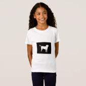 Zwart labrador Shirt (Voorkant volledig)