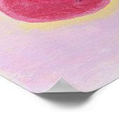 Zwart labrador slaapkunstwerk poster (Hoek)