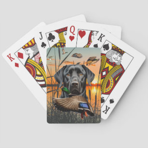 Zwart Labrador Speelkaarten, Labrador Retriever Pokerkaarten