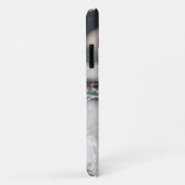 Zwart labrador speelt fets in water Case-Mate iPhone case (Achterkant/rechts)