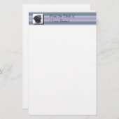 Zwart labradore Briefpapier - Van het bureau van . (Voorkant / Achterkant)