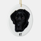 Zwart-labversiering Keramisch Ornament (Rechts)