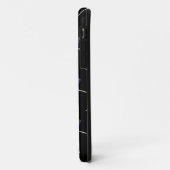 Zwart lacrosserijpatroon Case-Mate iPhone case (Achterkant/links)