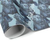 Zwart lak papier voor labradors voor terugwinning (Rol Hoek)