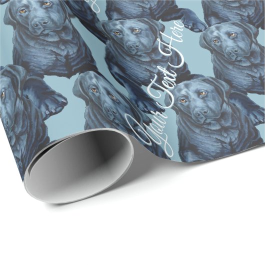 Zwart lak papier voor labradors voor terugwinning (Rol Hoek)