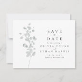 Zwart lak Sla de datum op Notitiekaartje (Voorkant)