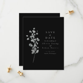 Zwart lak Sla de datum op Save The Date