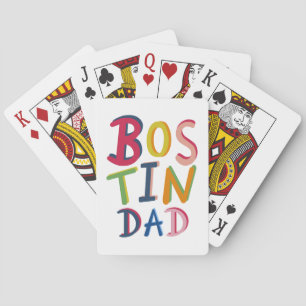 Zwart land van Bostin Pap Pokerkaarten