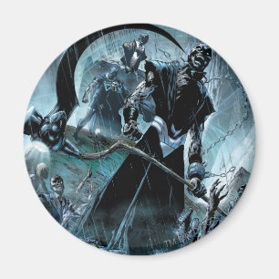 Zwart landoppervlak magneet