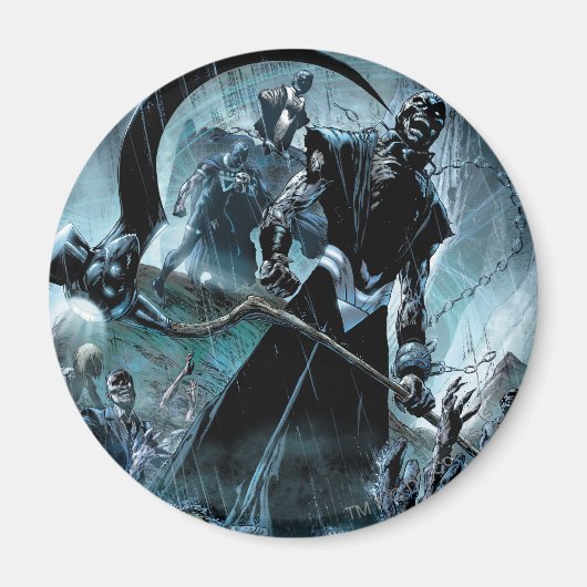 Zwart landoppervlak magneet (Voorkant)