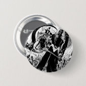 Zwart lanternenpaneel - zwart en wit ronde button 5,7 cm (Voorkant /achterkant)