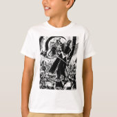 Zwart lanternenpaneel - zwart en wit t-shirt (Voorkant)