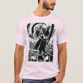 Zwart lanternenpaneel - zwart en wit t-shirt (Voorkant)