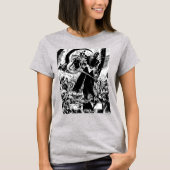 Zwart lanternenpaneel - zwart en wit t-shirt (Voorkant)