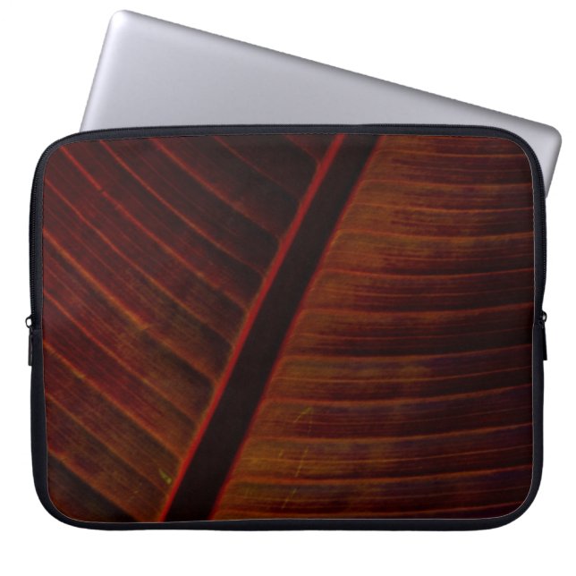 Zwart Laptop Sleeve (Voorkant)