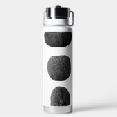 Zwart Lava Verticaal spelen Waterfles (Achterkant)