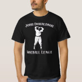 Zwart League Uniform T-Shirt (Voorkant)