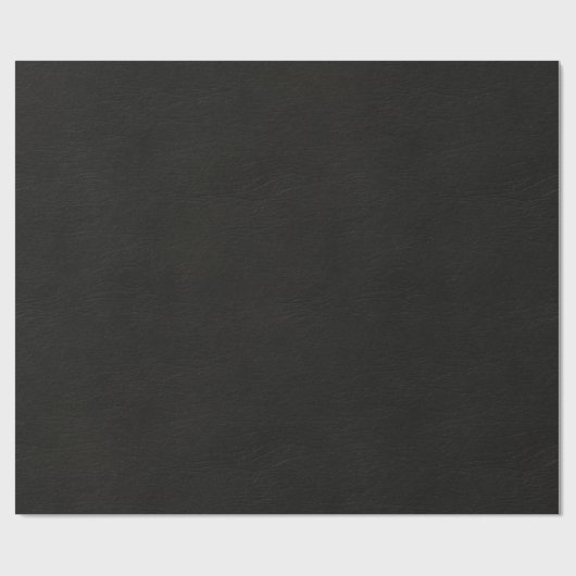 Zwart leder cadeaupapier (Vlak)