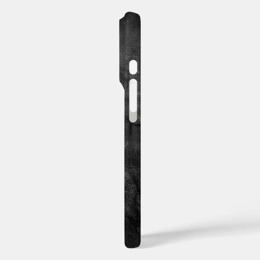 Zwart leder Case-Mate iPhone case (Achterkant / Links)