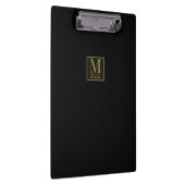 Zwart leder klembord (Rechts)