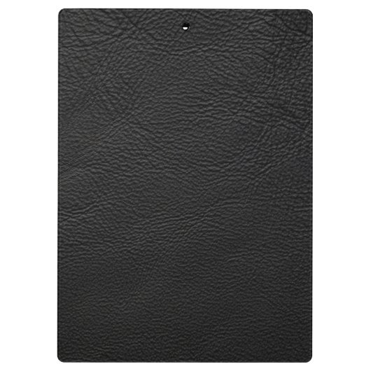 Zwart leder klembord (Achterkant)