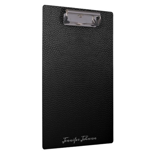 Zwart leder klembord (Rechts)
