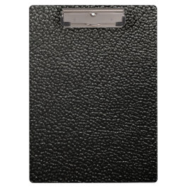 Zwart leder klembord