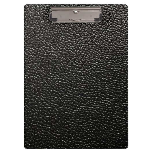Zwart leder klembord (Voorkant)