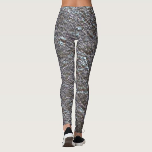 ZWART LEDER LEGGINGS (Achterkant)