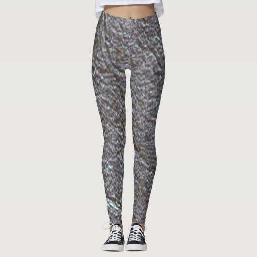 ZWART LEDER LEGGINGS (Voorkant)