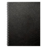 Zwart leder notitieboek (Voorkant)