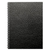 Zwart leder notitieboek (Voorkant)